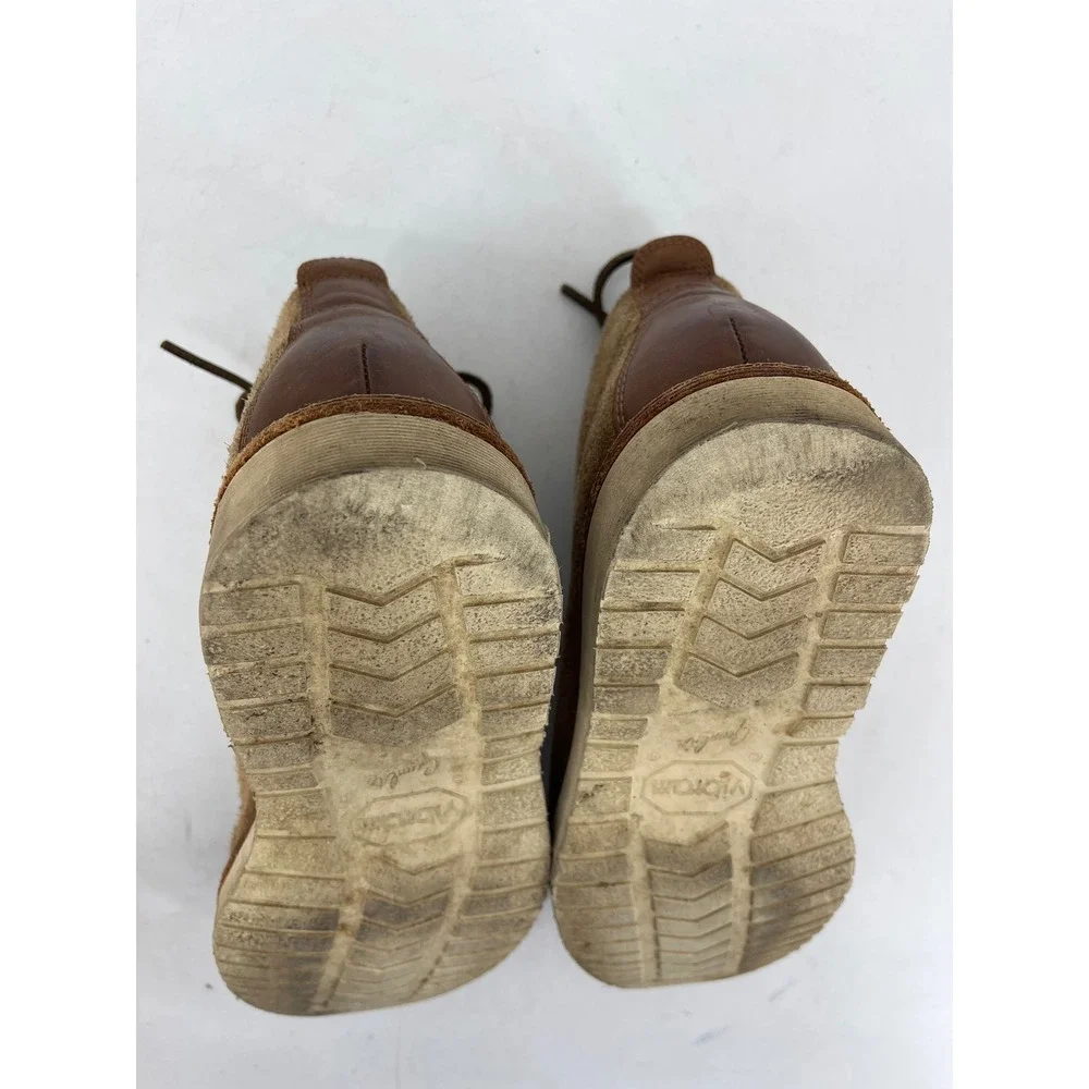 Frye‎ Mountain Hiking Boots Mens 8.5 Tan Suede Vibram Gumlite 81120